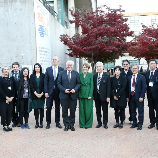 President Frank-Walter Steinmeier of Germany Visits the K-Arts School of Film, TV & Multimedia