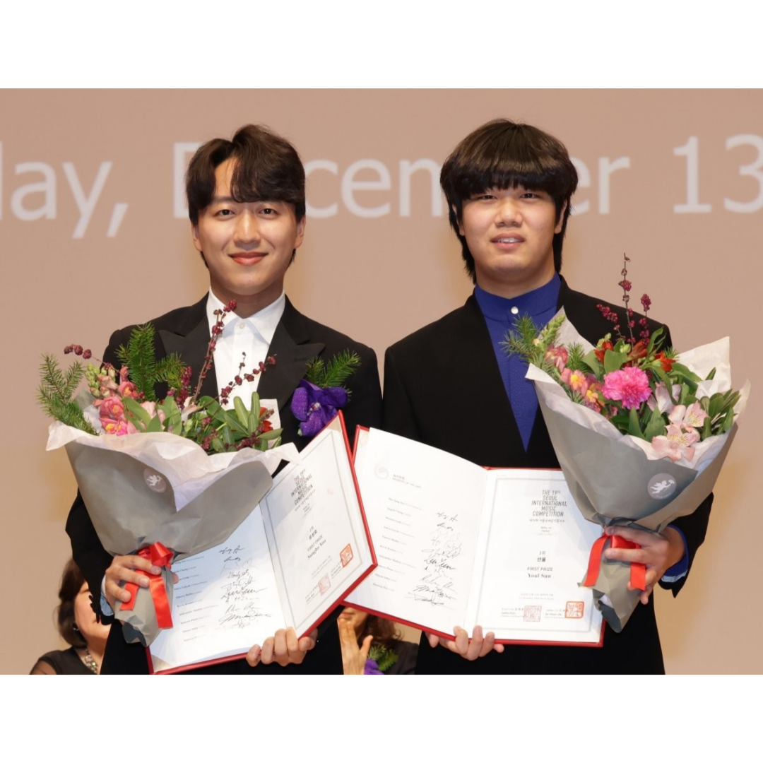 Pianists Yoo Sungho & Sun Youl Named Co-Winners of the 19th Seoul International Music Competition